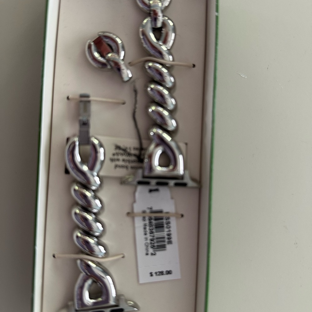 kate spade Silver Stainless Steel Watch Band.  BAND ONLY. - Picture 2 of 5